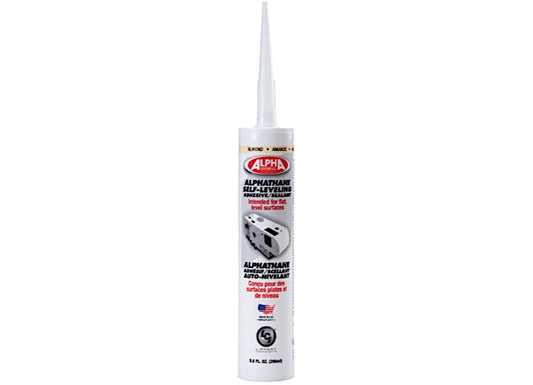 Lippert Alpha Systems 5121 Alphathane Self-Leveling Sealant – 9.8 oz. Tube, Almond