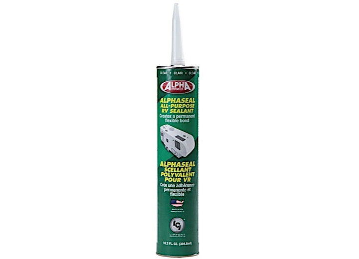 Lippert Alpha Systems N2100 Alphaseal All Purpose RV Sealant – 10.3 oz. Tube, Clear