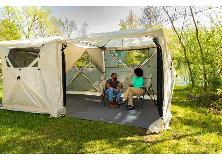 Lippert POP-UP GAZEBO DETACHABLE DOUBLE FLOOR - DARK GREY