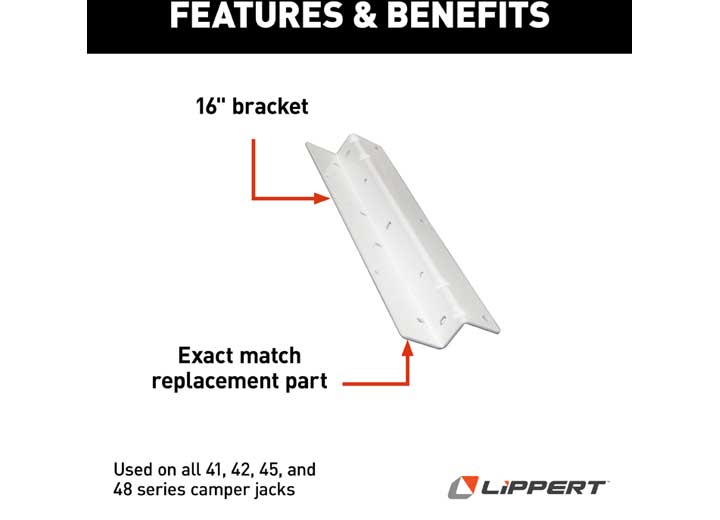 Lippert SINGLE 16IN Z-MOUNTING BRACKET