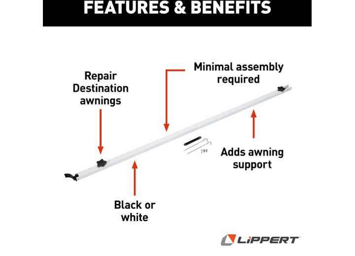 Lippert GROUND SUPPORT WHITE