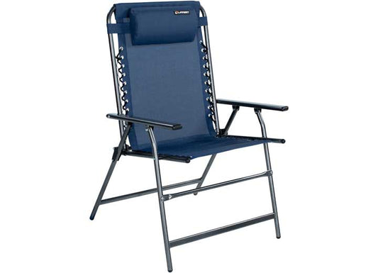 Lippert ALL-WEATHER MESH BUNGEE XL DECK CHAIR - NAVY