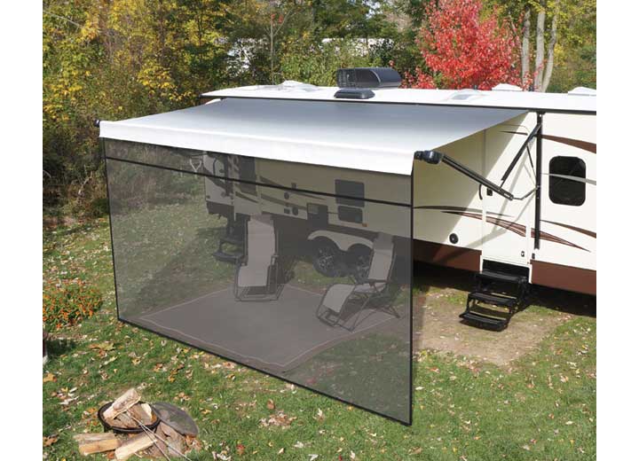 Lippert SHADE, FRONT PANEL AWNING - BLACK 9X10