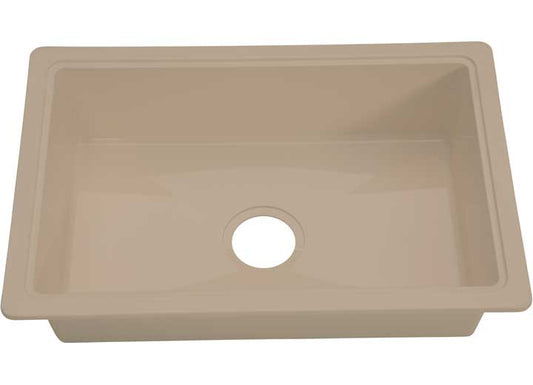 Lippert 25IN X 17IN SINGLE BOWL SINK - PARCHMENT