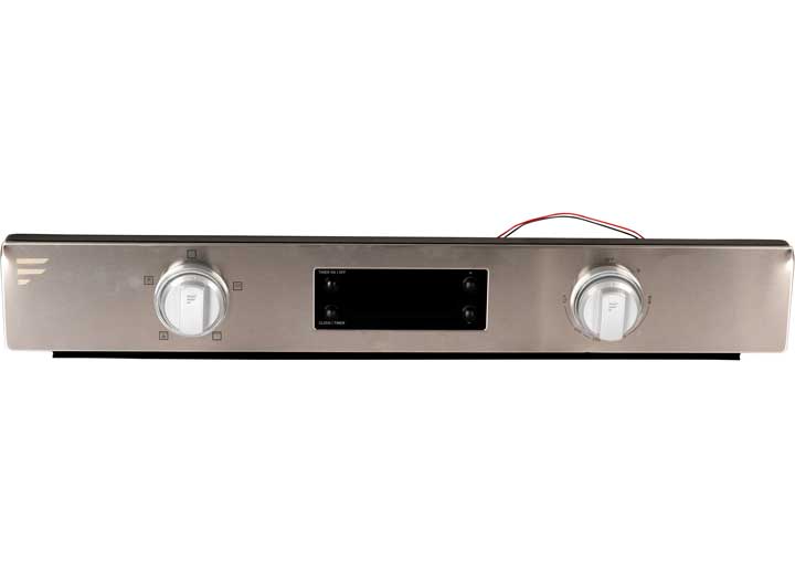 Lippert FURRION OVEN REPLACEMENT FRONT DECORATION ASSEMBLY - INCLUDING KNOBS, DISPLAY GL