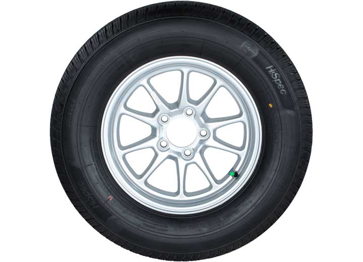 Lippert ST225/75R15 LRE RADIAL TIRE ON 15X6 6-5.5 ALUMWHEEL (SLV)