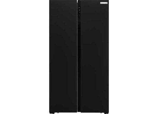 Lippert FURRION 21 CU FT RESIDENTIAL 2-DOOR REFRIGERATOR WITH GLASS DOORS - BLACK GLASS