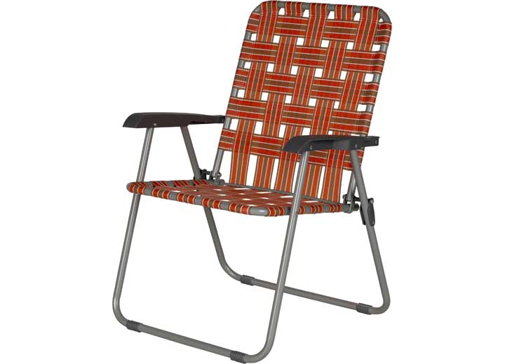 Lippert XL WEBBED LAWN CHAIR - ORANGE
