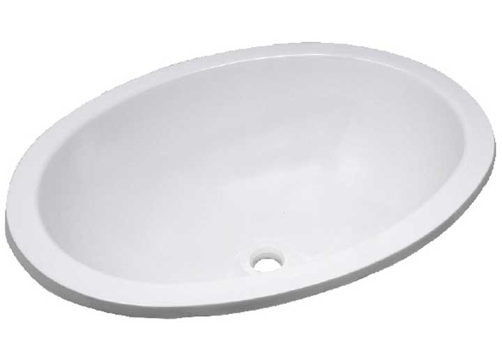 Lasalle Bristol SINK 12X15 WHITE ABS OVAL LAV WSTOP