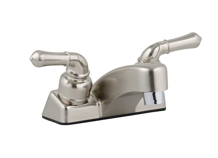 LaSalle Bristol Utopia 4" Lavatory Faucet with Tea Pot Handles - Brushed Nickel