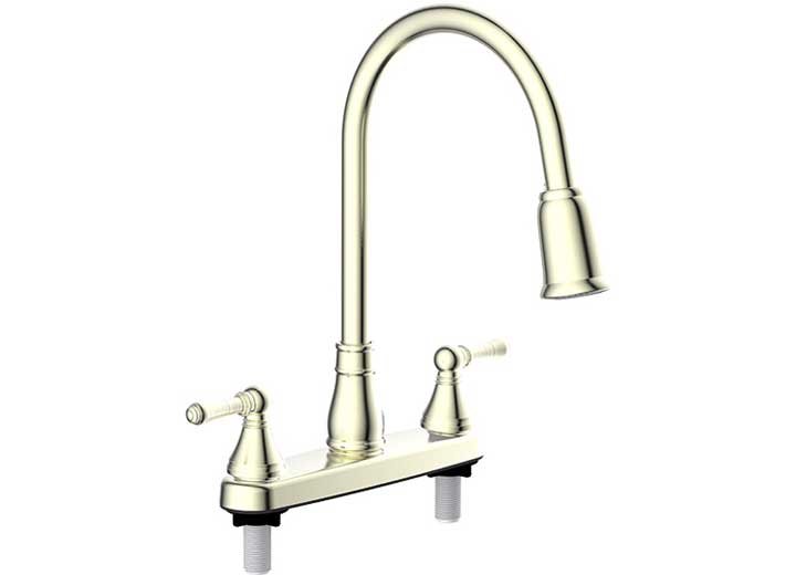 Lasalle Bristol UTOPIA TEA POT HANDLE, PULL DOWN SPOUT, BRUSH NICKEL KITCHEN FAUCET