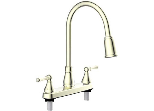 Lasalle Bristol UTOPIA TEA POT HANDLE, PULL DOWN SPOUT, BRUSH NICKEL KITCHEN FAUCET
