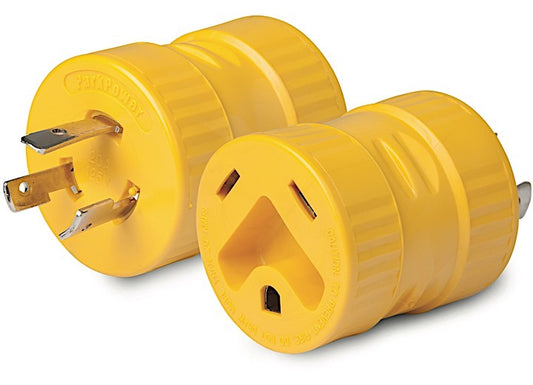 Park Power RV GENERATOR ADAPTER 20A LOCKING PLUG (3-PRONG) TO 30A RV CONNECTOR