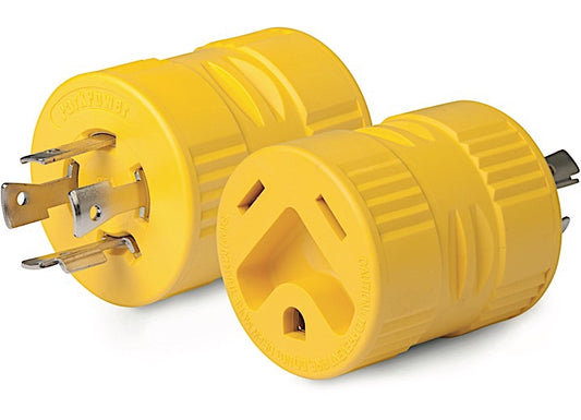 Park Power RV GENERATOR ADAPTER 20A LOCKING PLUG (4-PRONG) TO 30A RV CONNECTOR