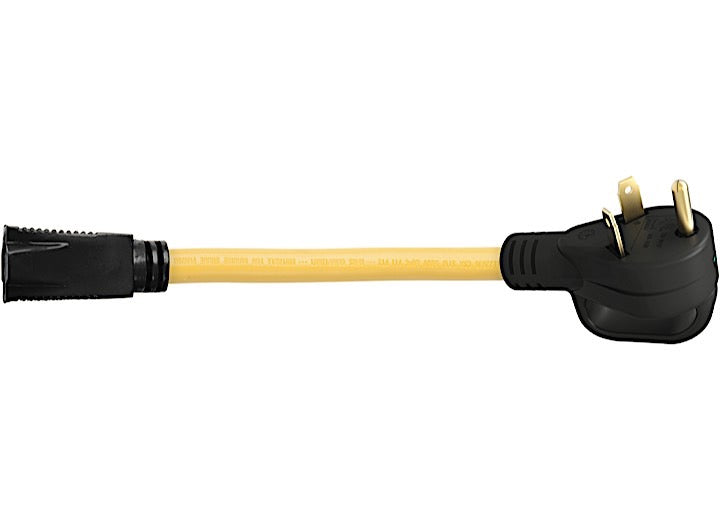 Park Power 30A MALE-15A FEMALE ADAPTER CORD W/HDL, 12IN