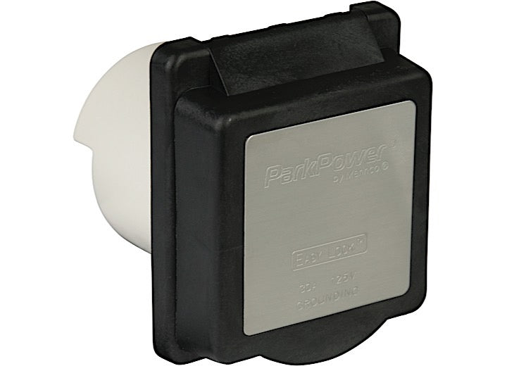 Park Power 30A 125V STANDARD RV POWER INLET, BLACK