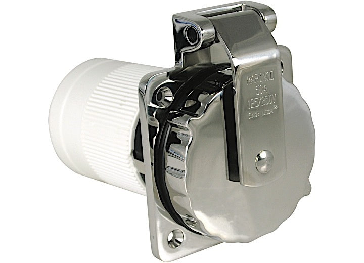 Park Power 50A 125/250V STAINLESS STEEL RV POWER INLET