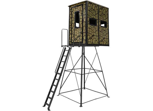 Muddy STRIKER BOX BLIND / STEEL WALL CONSTUCTION / CRACKED MUD CAMO