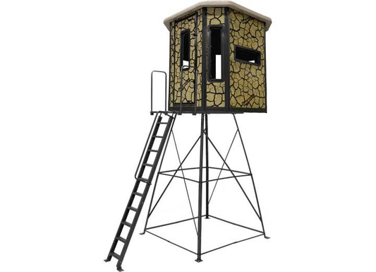 Muddy BULL BOX BLIND / STEEL WALL CONSTUCTION / CRACKED MUD CAMO