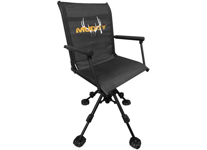 Muddy SWIVEL GROUND SEAT W/ADJUSTABLE LEGS