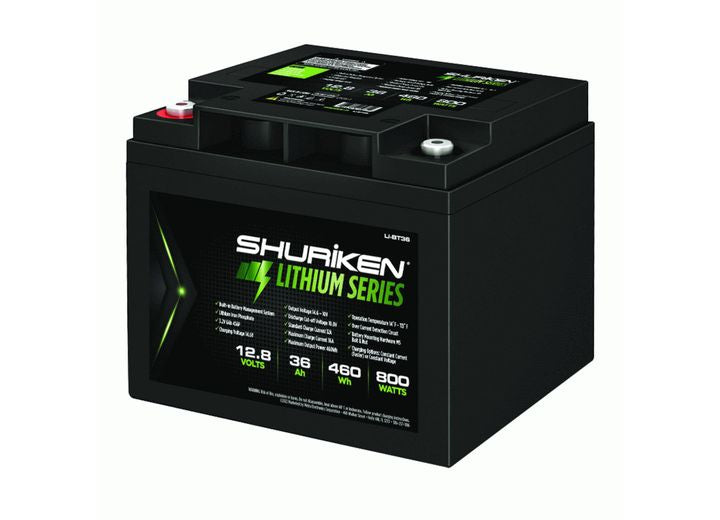 Metra Electronics/Heise 800W / 36 AMP HOURS LITHIUM IRON BATTERY