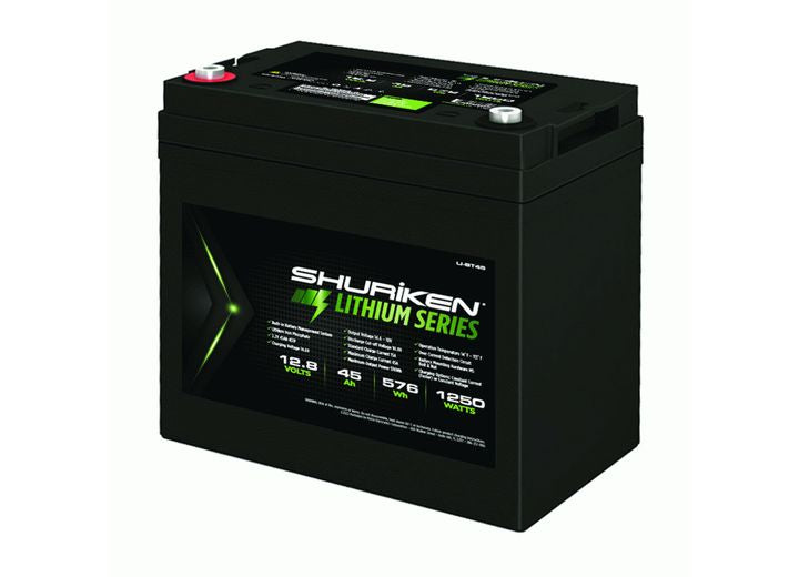 Metra Electronics/Heise 1250W / 45 AMP HOURS LITHIUM IRON BATTERY