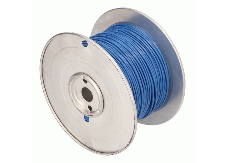 Metra Electronics/Heise 18 GA US GPT ALL COPPER PRIMARY WIRE BLUE - COIL OF 500 FT
