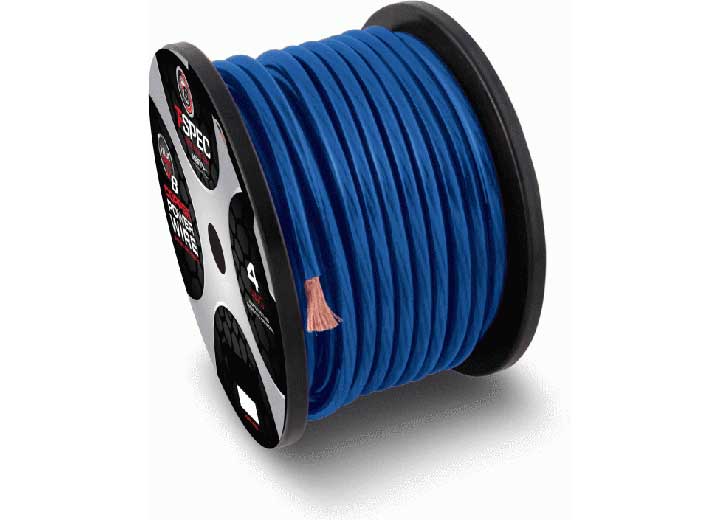 Metra Electronics/Heise 1-0 AWG 50FT BLUE OFC POWER WIRE - V8GT SERIES