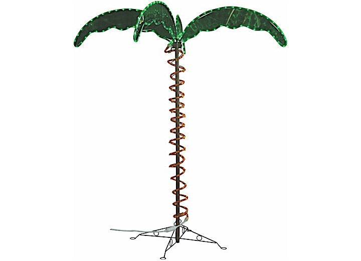 MG Innovative Ming’s Mark Green Long Life LED 4.5' Decorative Palm Tree Rope Light for Indoor/Outdoor Applications