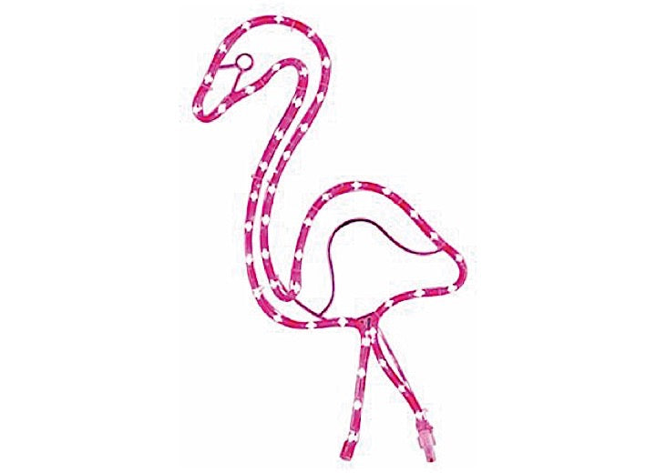 MG Innovative Ming’s Mark Green Long Life LED 2 ft. Decorative Flamingo Rope Light for Indoor/Outdoor Applications