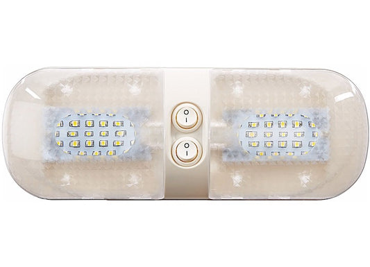 MG Innovative LED DOME LIGHT, DOUBLE 2X150LUM NW
