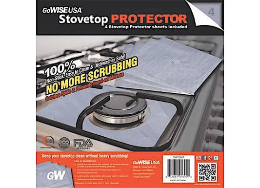 MG Innovative REUSABLE NON-STICK STOVETOP PROTECTOR, 4 PCS