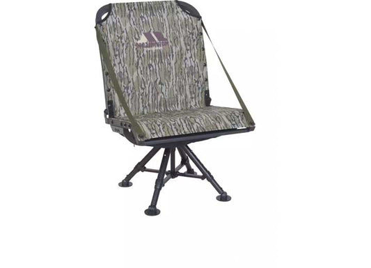 Millennium Outdoors GROUND BLIND CHAIR - 4 LEG  - BOTTOMLAND CAMO