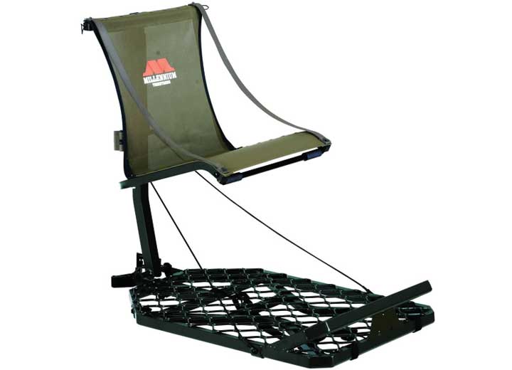 Millennium Outdoors Millennium Treestands M150 Monster Hang On Tree Stand with Adjustable Seat Height