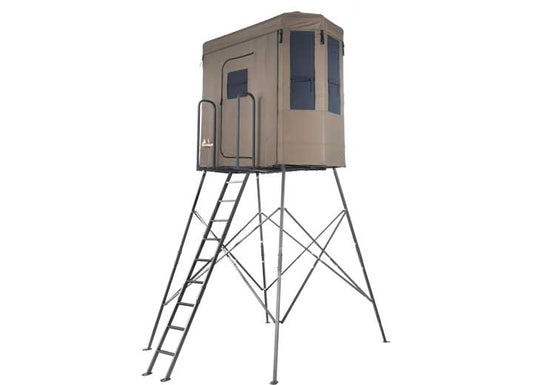 Millennium Outdoors Millennium Treestands Q200 Buck Hut Shooting House Box Blind with Tower