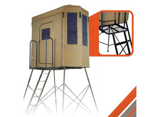 Millennium Outdoors BUCK HUT SHOOTING HOUSE W/LANDING PLATFORM COMBO