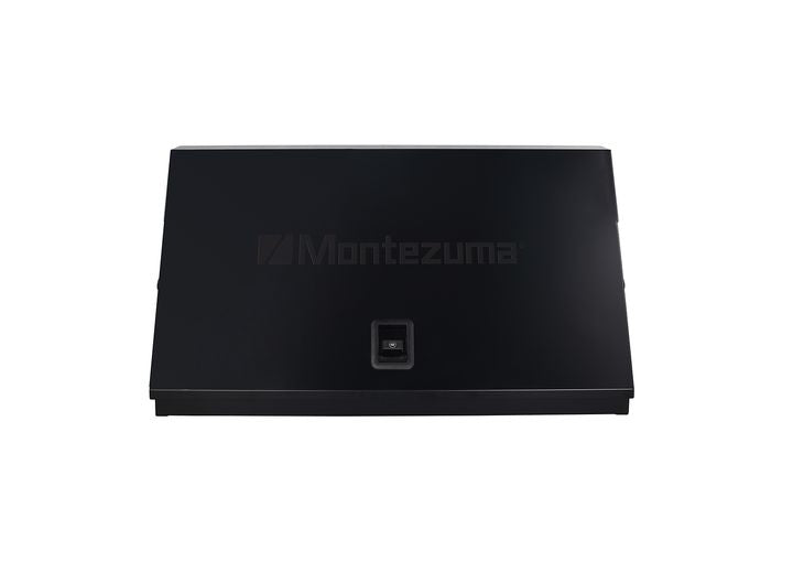 Montezuma 41IN X 18IN TRIANGLE TOOLBOX, STEEL, FLAT BLACK