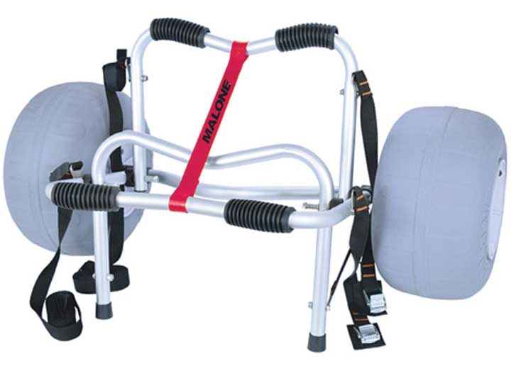 Malone Auto Racks Clipper TRX-S Deluxe Cart with Beach Wheels for Canoe or Kayak with V-Style Bottom