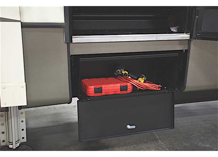 Morryde UNDER STEP STORAGE BOX W/SUPPORT BRACKET