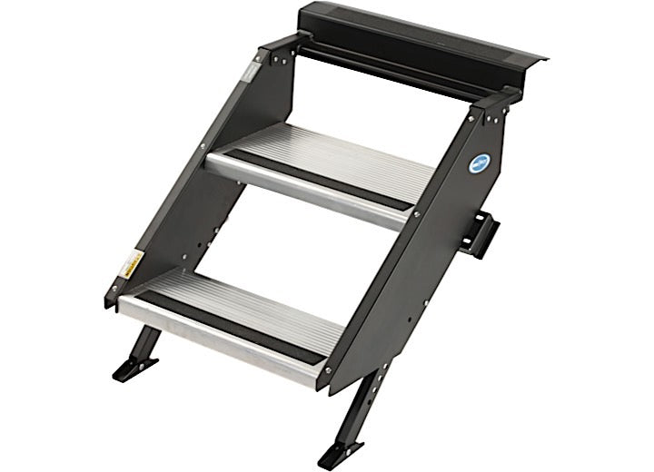 MORryde StepAbove RV Entry Step (Gen 2) – 2 Step for 24” Doors, 9” Rise