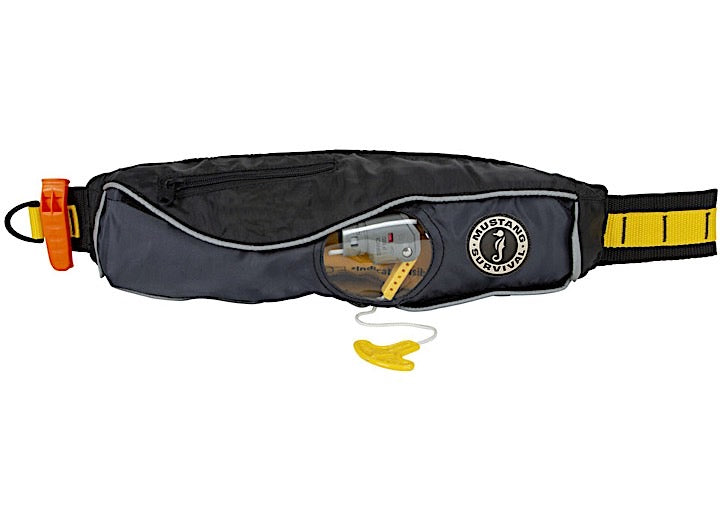 Mustang Survival FLUID 2.0 BELT PACK UNIVERSAL ADULT BLACK - GRAY