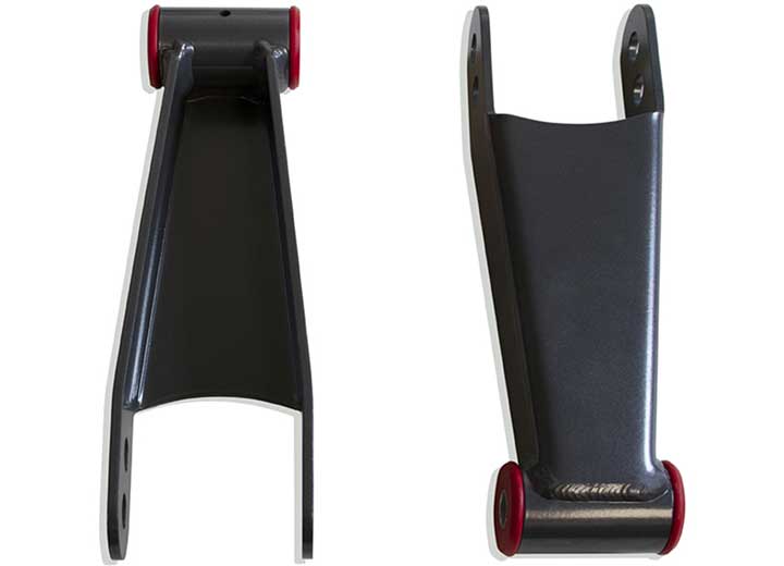 Maxtrac Suspension 01-10 SILVERADO/SIERRA 1500/2500/3500 2/4WD REAR STEEL 1.5-2IN LOWERING SHACKLES(PAIR)