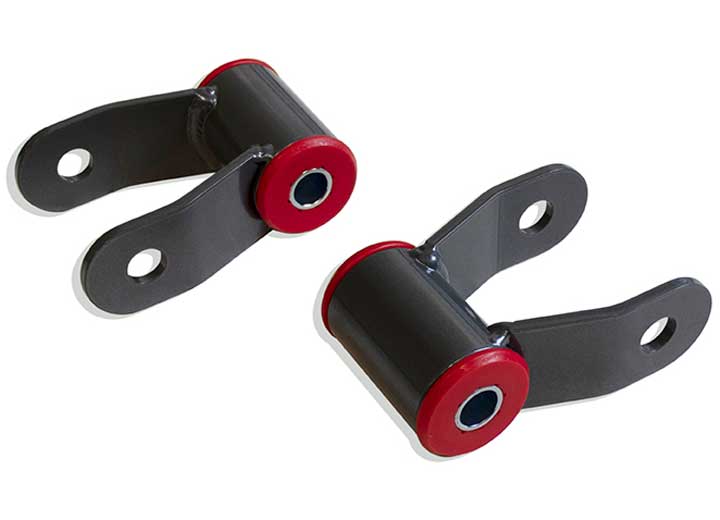 Maxtrac Suspension 04-22 TITAN 2/4WD REAR STEEL 1IN LIFT SHACKLES(PAIR)