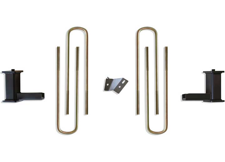 Maxtrac Suspension 17-22 F250/F350 SUPER DUTY 4WD REAR 3-4IN LIFT BOX KIT W/6IN BLOCKS AND U-BOLTS