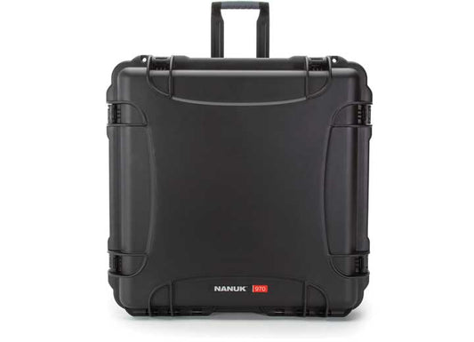 NANUK 970 WATERPROOF HARD CASE - BLACK, INTERIOR: 24 X 24 X 14.15IN