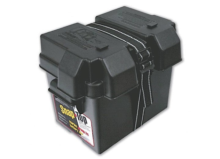 The Noco Company TRAILER BATTERY BOX - POLYPROPYLENE PLASTIC, SNAP TOP LID FOR 24 SERIES BATTERY (SINGLE)