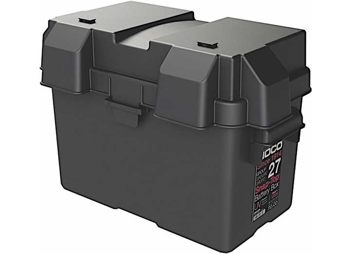The Noco Company (PACK OF 6)TRAILER BATTERY BOX - POLYPROPYLENE PLASTIC, SNAP TOP LID FOR 27 SERIES BATTERY