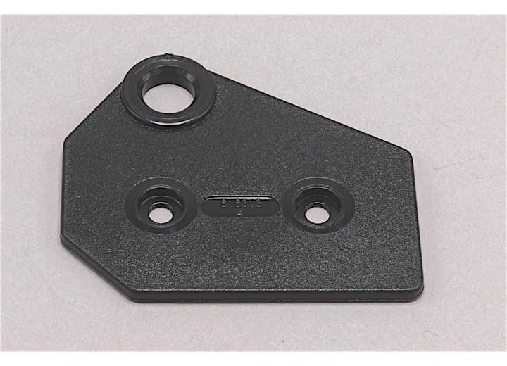 Norcold BLACK LEFT HAND HINGE PLATE FOR REFRIGERATORS IN TRAILERS/CAMPERS/RVS