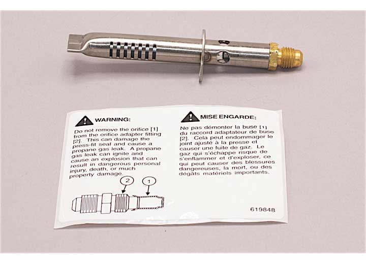 Norcold BURNER ORIFICE ADAPTER ASSEMBLY KIT FOR REFRIGERATORS IN TRAILERS/CAMPERS/RVS