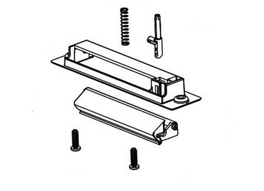 Norcold RV REFRIGERATOR DOOR HANDLE ASSEMBLY - LEFT